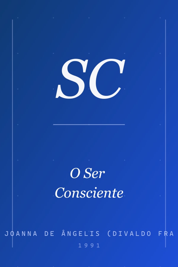 Capa de O Ser Consciente