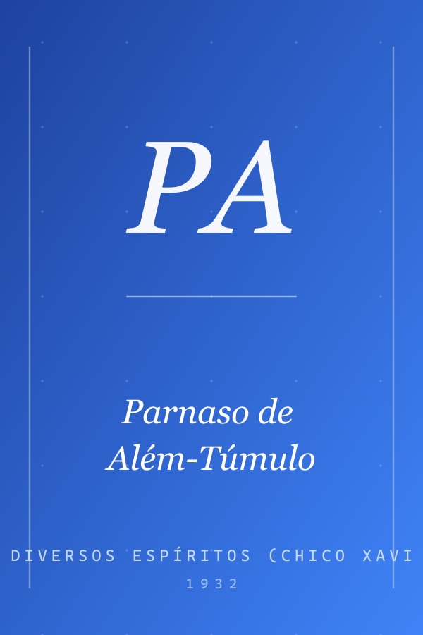 Capa de Parnaso de Além-Túmulo
